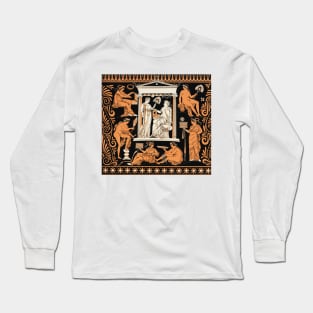 Greek vase print Long Sleeve T-Shirt